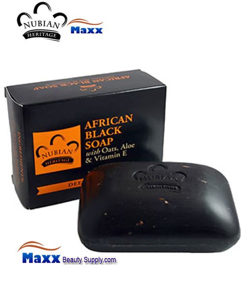 Nubian Heritage African Black Soap Bar 5 oz